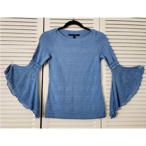 White House Black Market Bell Sleeve Top
